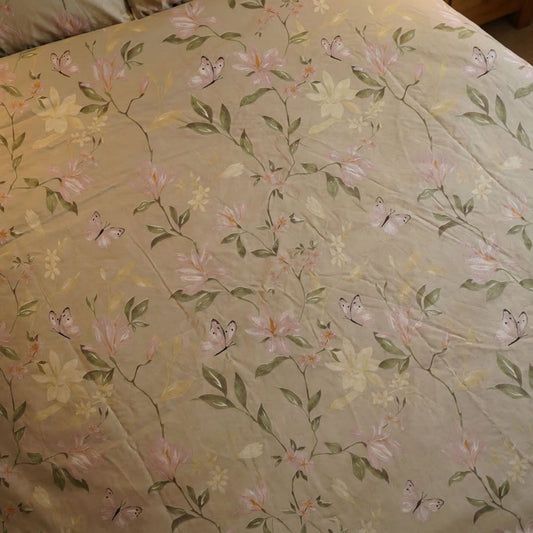 Sengetøy i 100 % bomullssatin – 200 × 220 cm